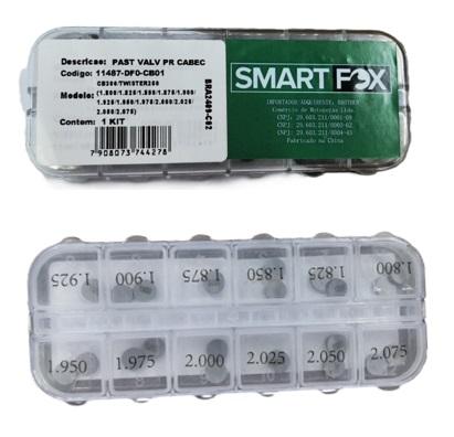 PASTILHA VALVULA P/ CABECOTE CB300 TWISTER 250 1.800/1.825/1.850/1.875/1.900/1.925/1.950/1.975/2.000/2.025/2.050/2.075 2