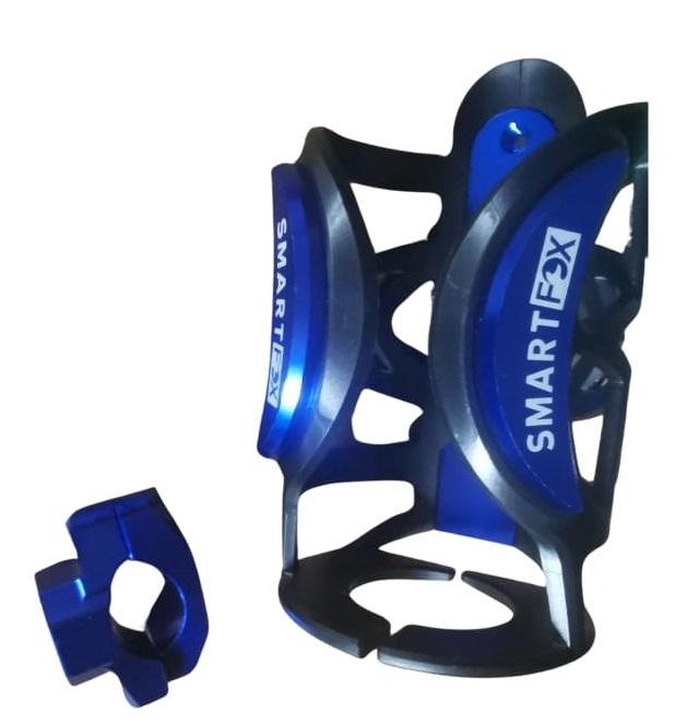 SUPORTE UNIVERSAL P/ BEBIDAS P/ MOTO/BICICLETA AZUL