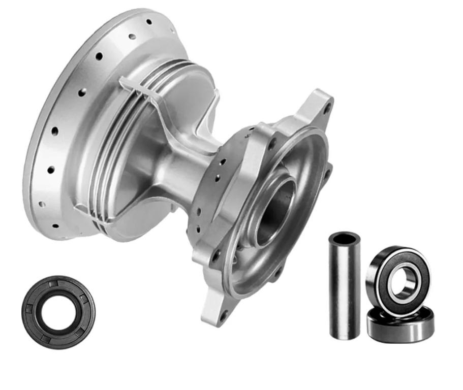 CUBO RODA TRAS C/ ROLAMENTO ESPACADOR RETENTOR BROS125 03-15/ BROS150 03-14/ BROS160 ES 15-17