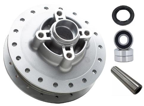 CUBO RODA TRAS C/ ROLAMENTO ESPACADOR RETENTOR FAN125 09-15