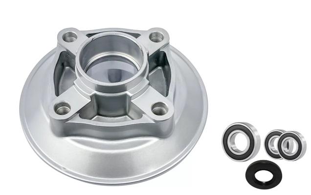 FLANGE TRAS FIXACAO COROA C/ ROLAMENTO E RETENTOR TITAN150 KS/ES 04-10/ESD 04-15/SPORT 05/FAN150 ESI 10-13/ESDI 11-15/CA