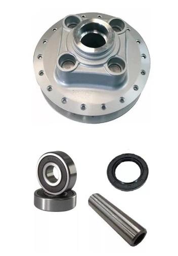 CUBO RODA TRAS C/ ROLAMENTO ESPACADOR RETENTOR TITAN 95-99/ CG125 76-88/ TODAY125 89-94