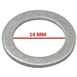 ARRUELA VEDACAO DRENO OLEO ALUM 14MM*2MM POP100 07-15/POP110I 16-24/BIZ100 KS98-05/BIZ100 ES 00-05/BIZ100+ 02-05/BIZ100
