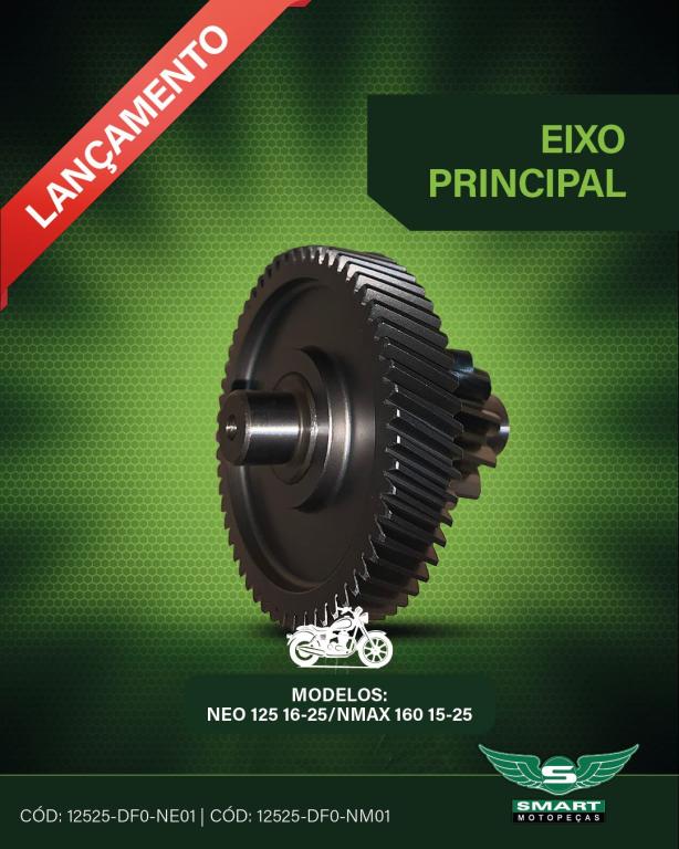EIXO PRINCIPAL COMP NMAX160 15-25 12D/58D