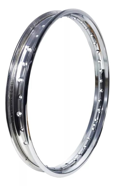 ARO RODA CROMADO 1.85X21 DIANT NX150 90-93/NX200 94-01/XR200 94-02/XLS125/XLR125/XTZ125 03-16