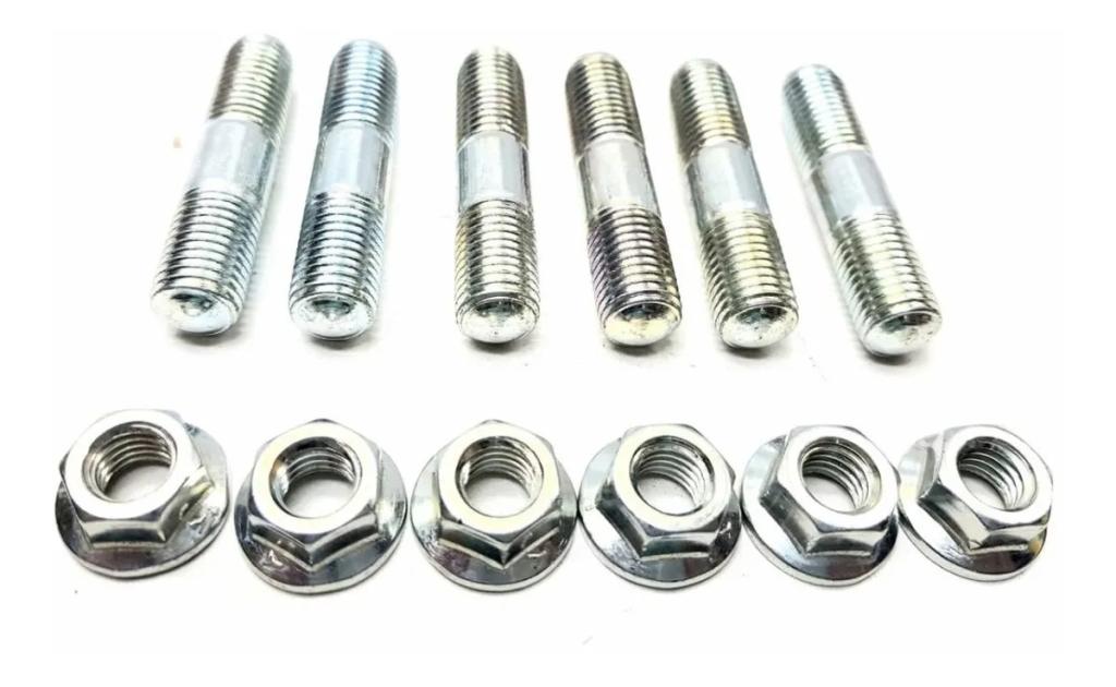 PARAF COROA PRISIONEIRO C/ PORCA FAZER250/ LANDER250 KIT C/ 6