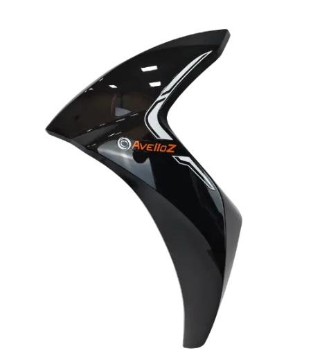 CARENAGEM EXT AZ1 25- ESQ PRETO