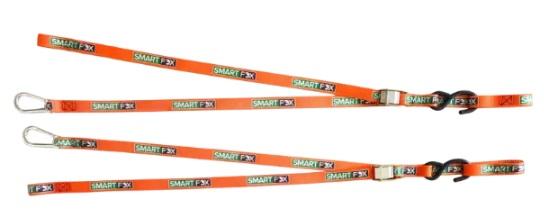 ESTICADOR 25MM C/ PRESILHA + 1 GANCHO + 1 MOSQUETAO LARANJA