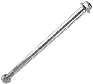 EIXO RODA DIANT C/ PORCA YBR125 00-05/DT180 90-97