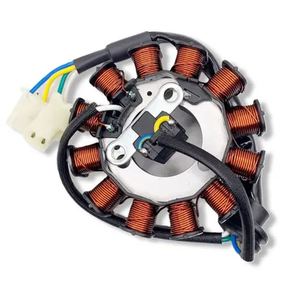 ESTATOR COMP TITAN160 25-/FAN160 25-/CARGO160 25-/XRE190 25-/BROS160 25- C/ 12 BOBINAS