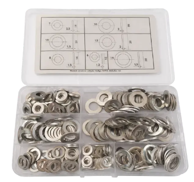 MALETA ARRUELAS VEDACAO ALUMINIO C/ 200 PCS UNIVERSAL