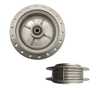 CUBO RODA TRAS C/ ROLAMENTO ESPACADOR RETENTOR BIZ125 ES 25-