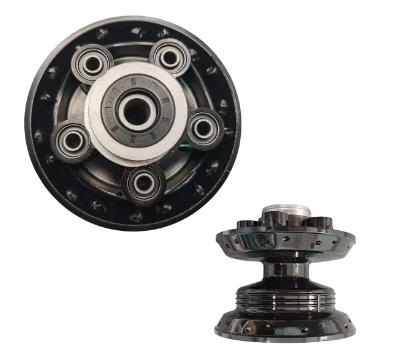 CUBO RODA TRAS C/ ROLAMENTO ESPACADOR RETENTOR XLR12/XR200