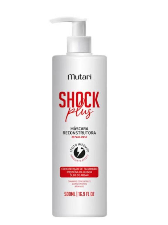 MASCARA RECONSTRUTORA MUTARI SHOCK PLUS 500ML