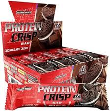 IM CRISP BAR COOKIES AND CREAM 12UN 540G