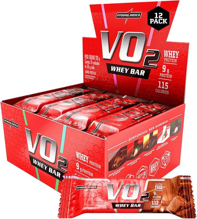IM VO2 WHEY BAR CHOCOLATE 12UN