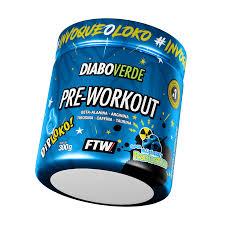 DIABO VERDE #PRE-WORKOUT DIPLOKO 300G - SABOR BLUEBERRY RADIOATIVO