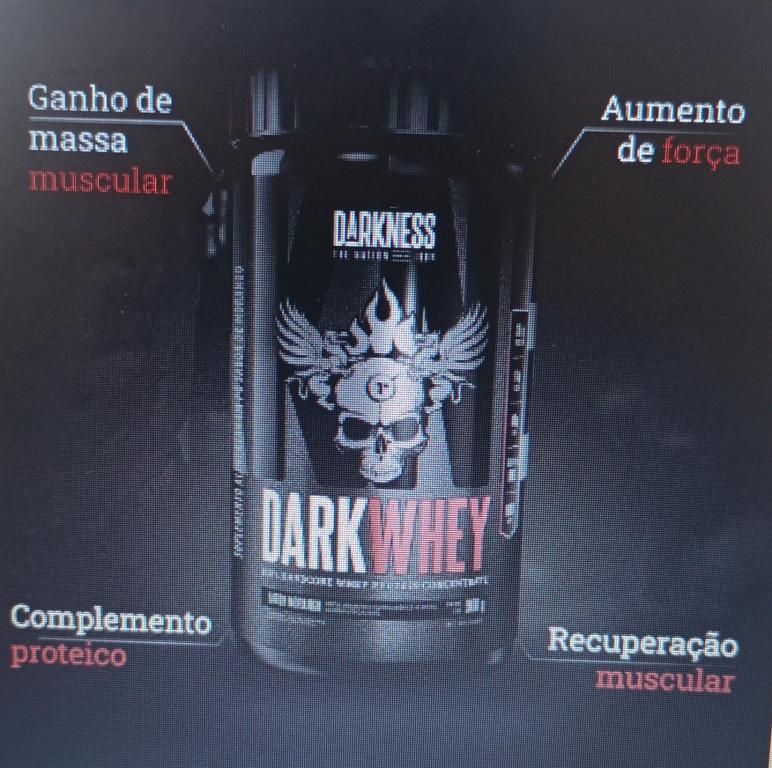 DK DARK WHEY 100% MORANGO 900G