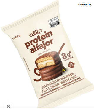 ALFAJOR PROTEIN LEITE EM PO 12UN X 45G