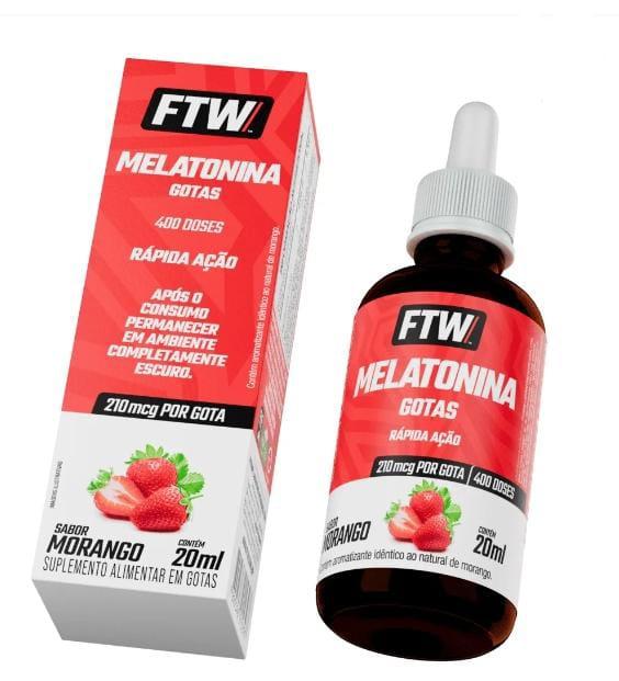 FTW MELATONINA 210MGC/GOTA - 20ML - SABOR MORANGO