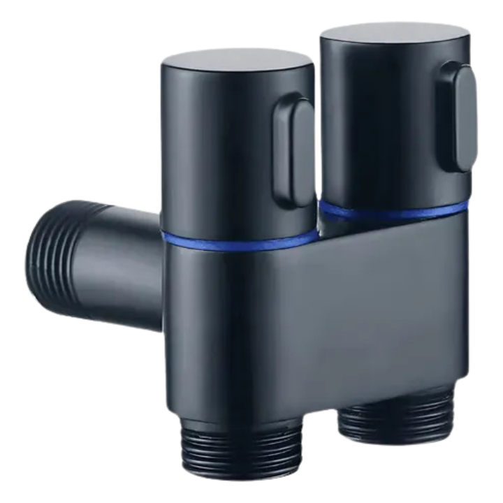 REGISTRO DUPLO P DUCHA HIG PRETO