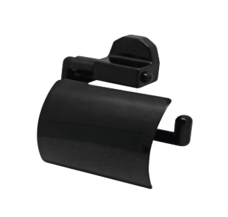 PORTA PAPEL HIG C TAMPA PRETO VENTOSA