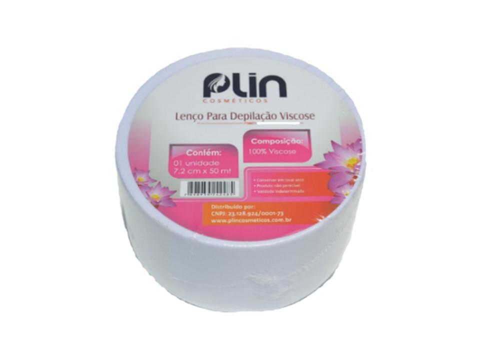 PLIN LENÇO P/ DEPILAÇÃO ROLO VISCOSE C/ 50 MTS