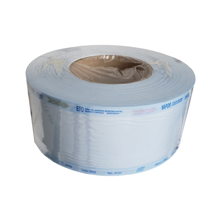 PLIN BOBINA PARA ESTERILIZAÇÃO 8 CM X 100 M