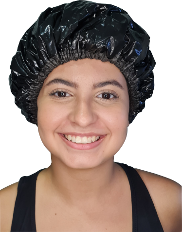 PLIN TOUCA LUXO PVC PRETA COM ISOPOR - UNIDADE