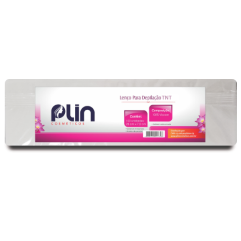 PLIN FOLHAS PARA DEPILAÇÃO TNT 70GRS -  25 FOLHAS