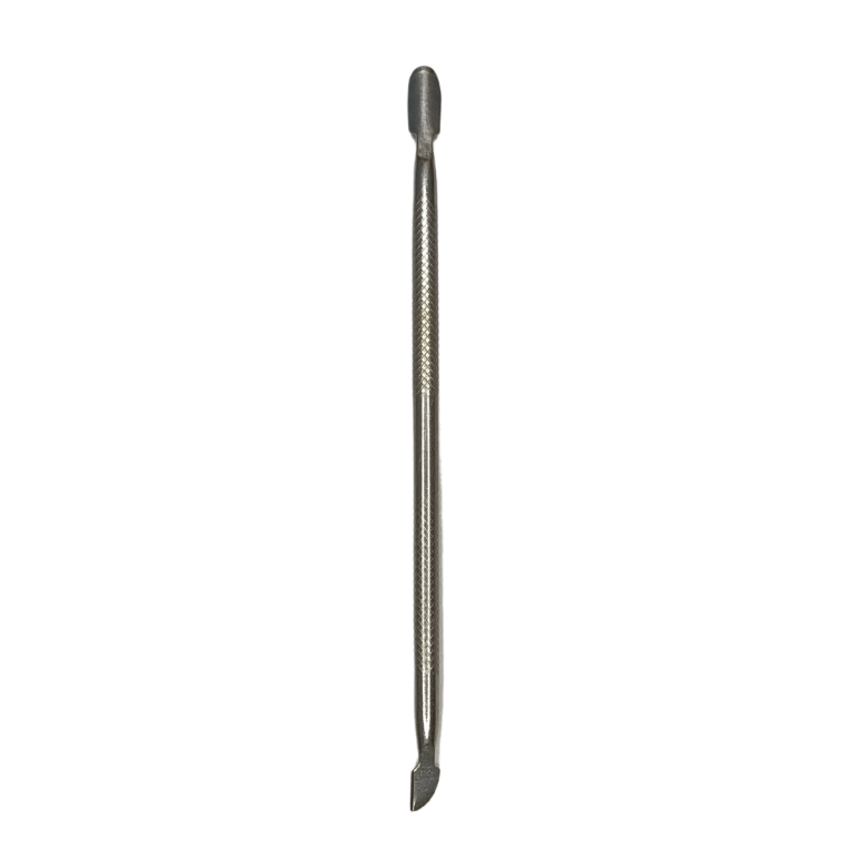 PLIN ESPATULA DE CUTICULA PONTA DUPLA LONGA INOX