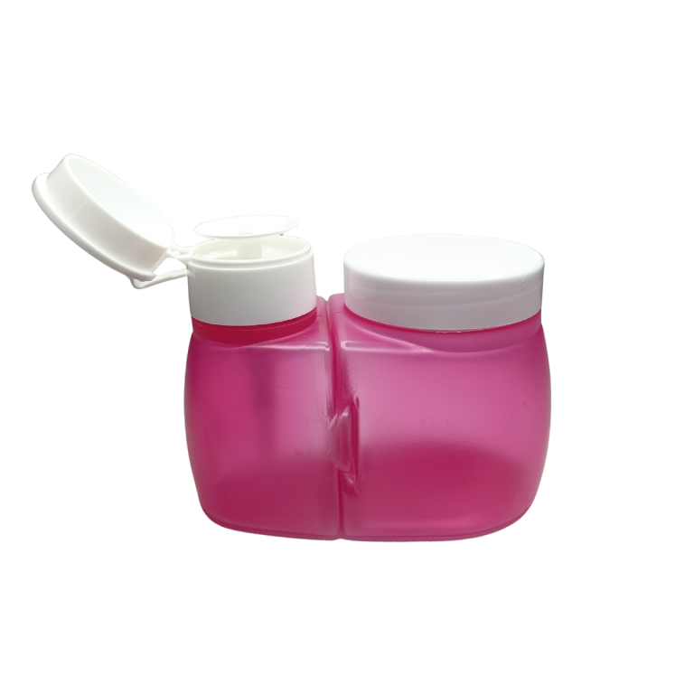 PLIN PORTA ACETONA C/ PORTA ALGODÃO ROSA GR