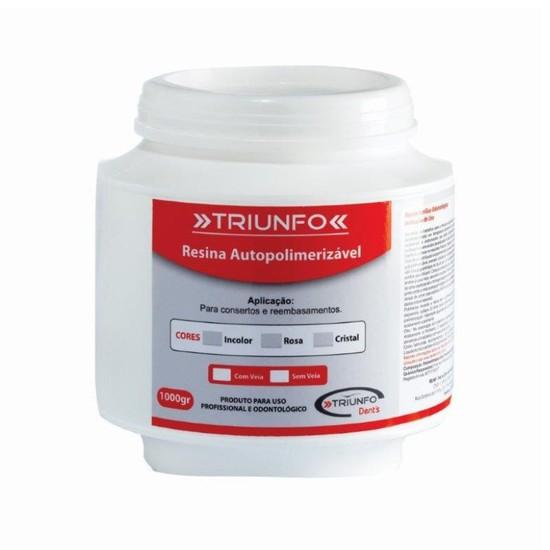 Resina Acrílica Autopolimerizável Pó Incolor - Triunfo