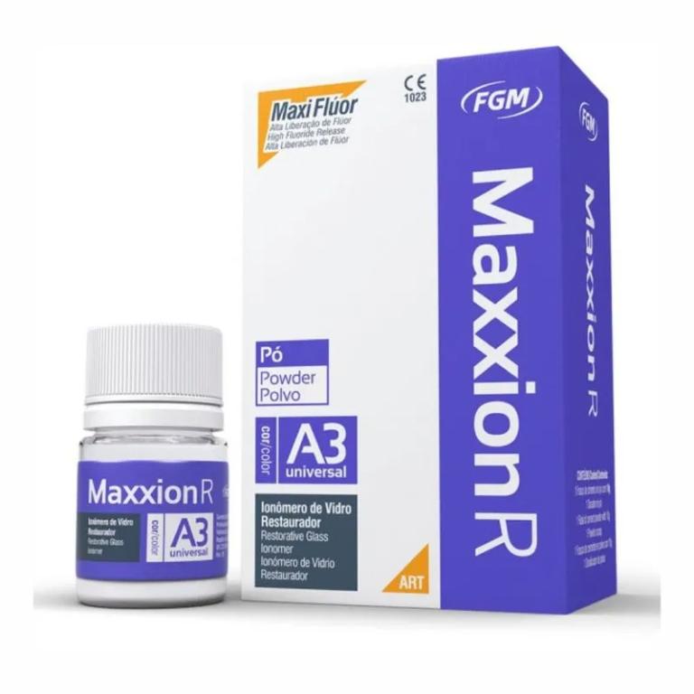 Ionômero de Vidro Restaurador Maxxion R Pó cor A3 - FGM