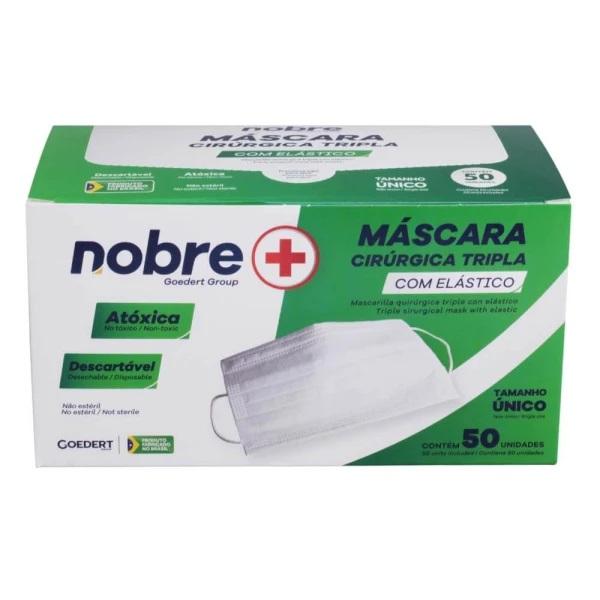 MASCARA CIRURGICA NOBRE 50UN - TRIPLA