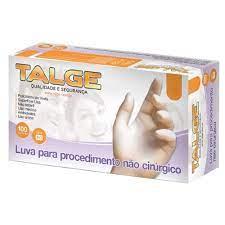 Luva de Vinil G C/PÓ - Talge