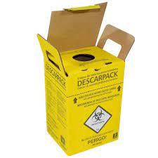 Coletor de Material Perfuro Cortante Descarbox Ecologic 3L - Descarbox