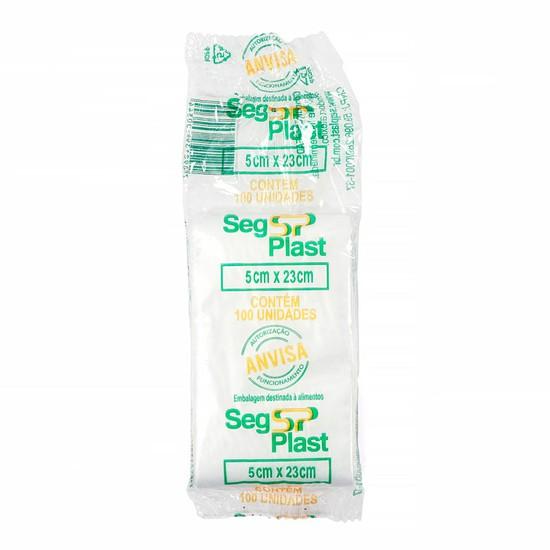 Saco Plástico Sacolé 5cm x 23cm - Segplast
