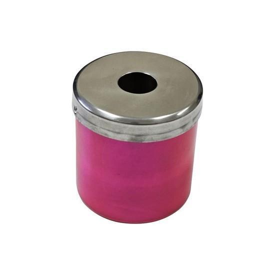 PORTA ALG DE ALUM LIMPO C/ MOLA - PINK