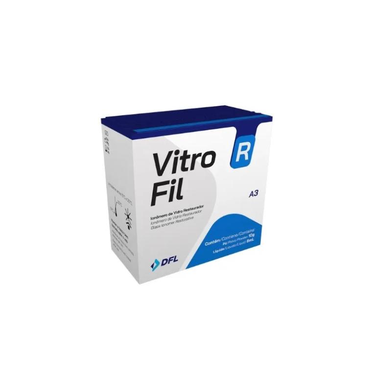 Kit Ionômero de Vidro Restaurador Vitro Fil R - DFL A3
