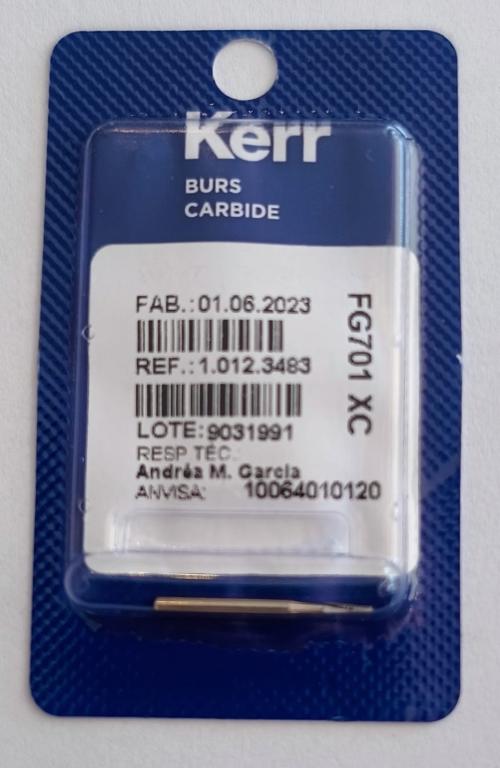 Broca Carbide Cônica de Extremidade Plana FG 701 XC - kerr