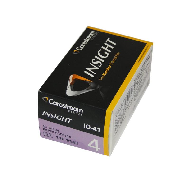 Filme Radiográfico Insight Oclusal IO-41 F-Speed - Carestream