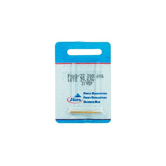 Ponta Diamantada Cônica Extremidade Chama FG 3195F - Fava