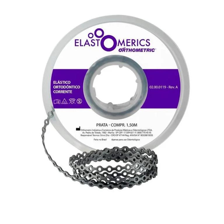 Elastico Corrente Médio Prata - Orthometric