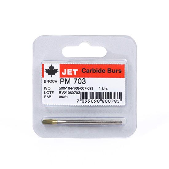 Broca Carbide Cônica Dentada Ponta Plana 44,5mm PM Nº 703 - Jet