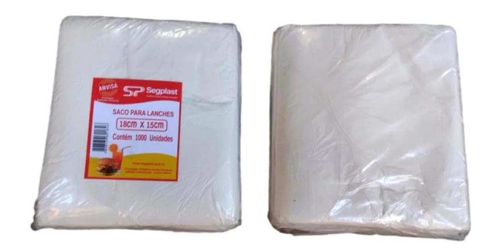 Saco Plástico para Hot Dog 20x15 - Sacplast