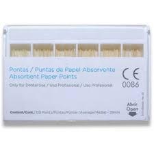 Ponta de Papel Absorvente 25 28mm - Dentsply