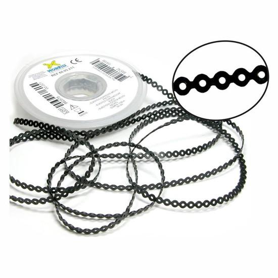 Elástico Corrente Médio Preto - Morelli