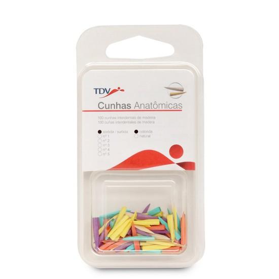 Cunha Anatômica de Madeira Sortida Colorida - TDV