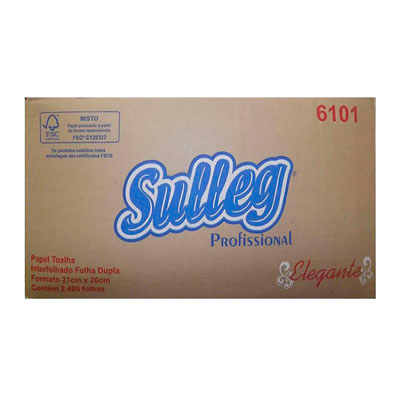 Papel Toalha 21×20 Folha Dupla - Sulleg Elegante